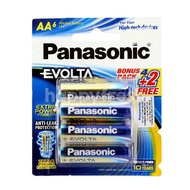 Panasonic EVOLTA Alkaline AA/AAA Battery (4+2pcs with card)