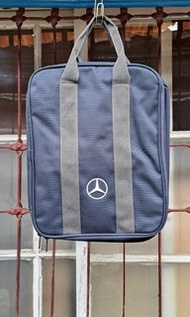 台灣賓士 Mercedes-Benz 多夾層 電腦包 側背包 全新原廠公司貨