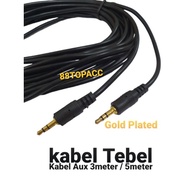 3.5mm Aux Audio Cable / 3.5mm Male To Male Audio Jack Cable 1.5m 3m 5m / 1.5 / 3 / 5 Meter Cable