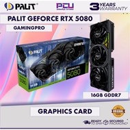 PALIT GEFORCE RTX 5080 GAMINGPRO 16GB GDDR7 GRAPHIC VGA CARD (3Y)