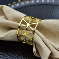 Dinner Holiday Party Table Decoration Hollow Triangle Napkin Buckle Napkin Ring Napkin Ring
