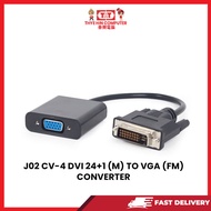J02 CV-4 DVI24+1 (M) TO VGA (FM) CONVERTER