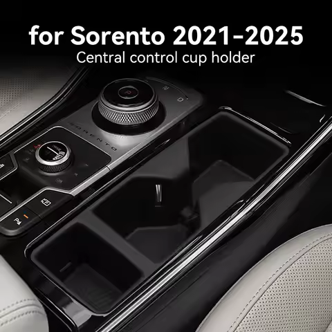 For Kia Sorento 2021-2025 Center Console Cup Holder Anti-Slip Mat Pad Protector Car Interior Accesso
