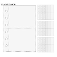 121GVPLDSHOP A7 Binder Pages, A7  Card Protector Sleeves, 6-Ring Inner Page Card Binder