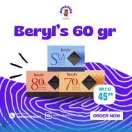 Beryl's Dark Chocolate 60 g / Diet Chocolate / Beryls Chocolate / Beryls Dark Chocolate / Beryls Sea