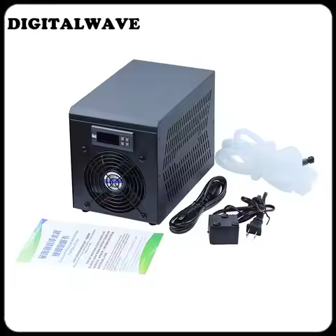 180W Aquarium Water Chiller 60L Fish Tank Cooler Heater System 10-40℃ Constant Temperature Device Su