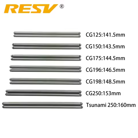 RESV Solid Push Rod for CG125 CG150 CG175 CG196 CG198 CG200 CG250 Tsunami 250 Cylinder Connecting CG