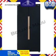 Panasonic 570L Side By Side Inverter Refrigerator NR-S621BB-MY (Diamond Blue)