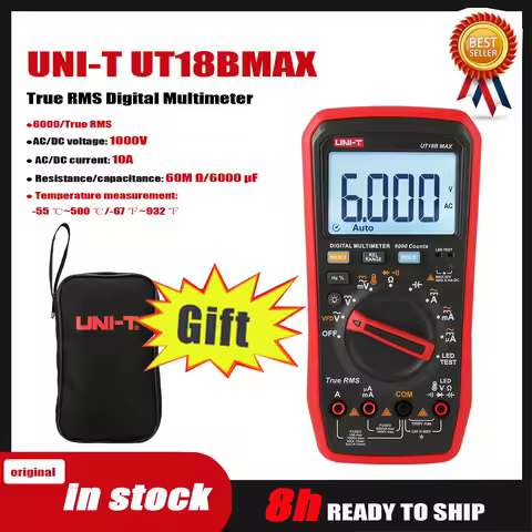 UNI-T UT15B MAX UT17B MAX UT18B MAX True RMS Digital Multimeters Voltmeter Ammeter Capacitance Teste