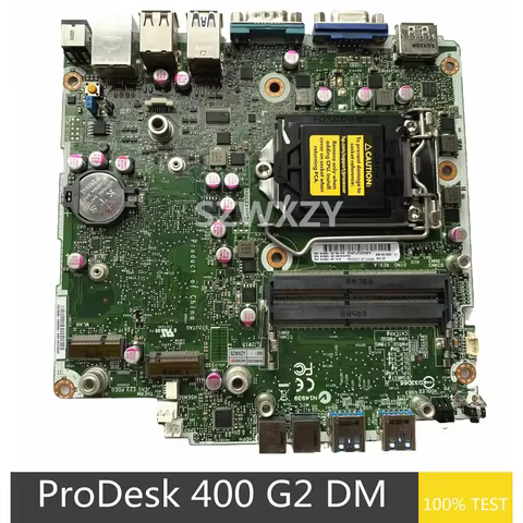 Original For Hp Prodesk 400 G2 Dm Desktop Mini Pc Motherboard Lga 1151 810663-001 810663-601 801848-