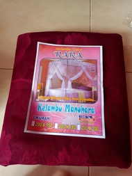 KELAMBU TIDUR GANTUNG KOTAK BURKAT BIDADARI SUPER JUMBO TEBAL UKURAN 200X200
