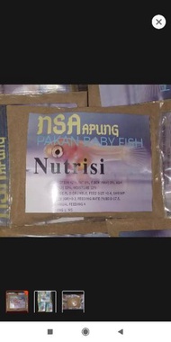 Larva nsa fish food fry feed