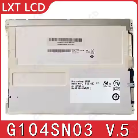 Original NEW G104SN03 V5 V0 V1 V2 G104SN03 V.5 V.1 V.0 V.2 10.4 Inch Display Panel Touch OEM LCD Pan
