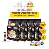 [Bundle of 4] Kluang Coffee White Coffee 3IN1 | 40gm x 15sticks x 4packs - by Food Affinity