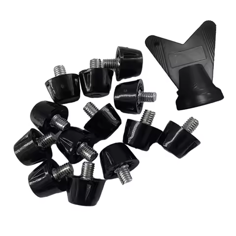 12 PCS Football Boot Spikes Professional Soccer Boot Cleats M5 Replacement Studs with Wrench Track S
