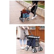 VIP PET - DODOPET Pet Stroller (Max Pet Weight 25kg) /Cat Stroller/Pet Trolley/Puppy Stroller Dog Sm
