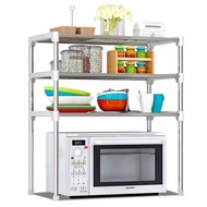 [🔥SG Ready Stock]🔥 3 Tier Microwave Oven Rack - Space Arrangement Rack Kitchen Storage Rack
