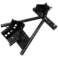 SUPERBIKE / BIG BIKE PADDOCK STAND PARKING FRONT HEAVY DUTY PADDOCK STAND MOTORCYCLE BLACK AND RED