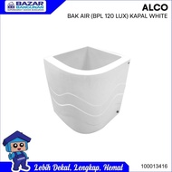 Bak Air Mandi Sudut Luxury Fiber Glass 120 Liter 120 Ltr White