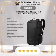 Jackman Tas Ransel Laptop Duffel 2-In-1 Travel Gym Sport Bag New Stok