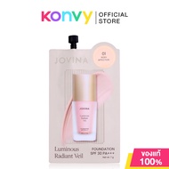 JOVINA Luminous Radiant Veil Foundation SPF30 PA+++ 7g รองพื้นโจวีน่าแบบซอง สูตรใหม่ #01
