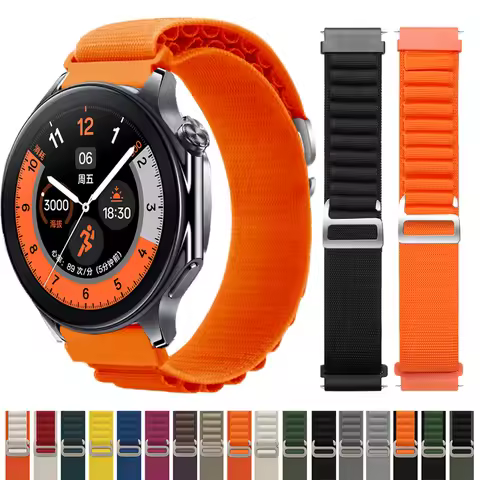 Alpine Loop Strap For OPPO Watch X X2/OPPO Watch 4 Pro Nylon Band Sport Bracelet For OnePlus Watch 2