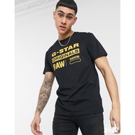 G-STAR RAW. GRAPHIC SLIM T-SHIRT Classic LOGO Pattern Soft Men's Short sleeved T-shirt