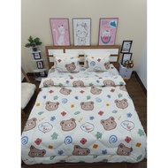 Thick cotton float blanket, super light air blanket, super warm winter cotton blanket [Biu Biu Bear]