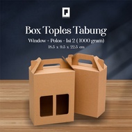 / Tube Jar Box Can/ Box Eflute Box Carrying Box size 18 5 x 9 5 x 22 5 / Carrying Box / Hampers Box 