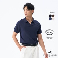 HFA Men's Buttonless Knitted Polo Shirt