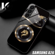 HP Casing SAMSUNG A26 Softcase SAMSUNG A26 Case Glossy Casing Shiny Glass Protector Mobile Phone Acc
