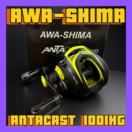 AWA-SHIMA ANTACAST 1001HG Baitcasting Reel Gear Ratio 7.2:1 Max Drag 8kg