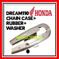 * HONDA EX5 DREAM110 FI CHAIN CASE COVER SET SILVER EX5110 FI IRON PETI RANTAI