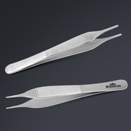 12cm Dental Tissue Tweezer Dental Forceps Extraction Hemostat Tweezer Home Organization Forceps Dres