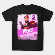 The Bad Guys2 T-shirt Baju Animation WEBS 100%Cotton Summer Short Sleeve Lelaki & Wanita Tee