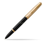 PARKER - 51 Deluxe Black GT Fountain Pen (2123511)