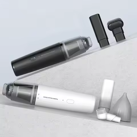 Vacuum Cleaner Mini Car Cleaning Powerful Suction Handheld Car Vacuum Cleaner Rechargeable for Car a