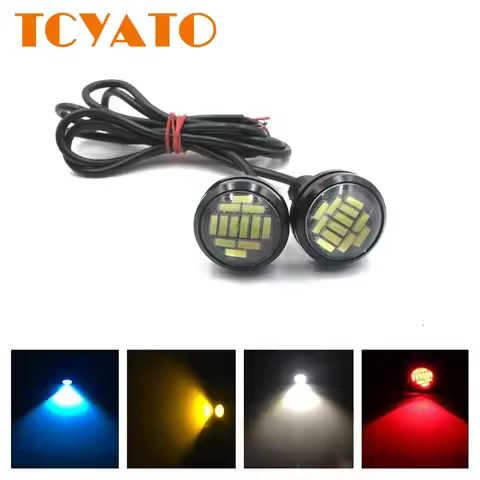 TCYATPO Hot-selling automotive LED light 4014 12SMD 23MM Eagle Eye light ultra-thin waterproof 23MM 