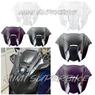 YAMAHA XMAX250 V3 2025+ SHORT WINDSHIELD 32CM COLOUR BLACK SMOKE CLEAR WINDSCREEN VISOR CERMIN SCREW