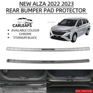 Carleaps Perodua alza 2022 car rear bumper pad Protector bumper guard new alza facelift accessories