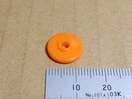 【#TAMIYA 零件-塑膠導輪 K】1/32 迷你四驅車適用 外徑 13mm 橘色
