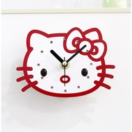 wallpaper✁◆⊙Refrigerator sticker door cover Cute hellokitty Hello Kitty clock creative stickers mess