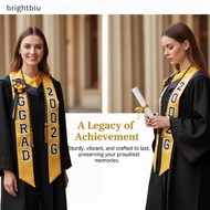[brightbiu] Graduation Lei Braided Cord 2026 For Bachelor Degree Keepsake Academic Symbol [MY]