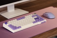 irocks K103R 三模 藍芽 機械式鍵盤-熱插拔 自有軸 薰衣紫
