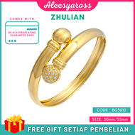 [BG5010] Gelang Tangan BERSELISIH ZHULIAN Gold Plated Bangle Jewellery Emas Saduran Barang Kemas gel