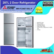 MITSUBISHI MR-FC34ET-SSL-P 2 DOOR FRIDGE