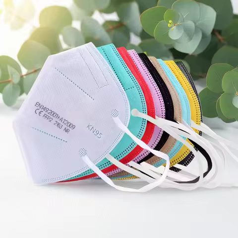 FFP2 Face Masks Masques CE KN95 Face Mask Filter 5Layers Adult KN95 Mascarillas Quirurgicas Homologa