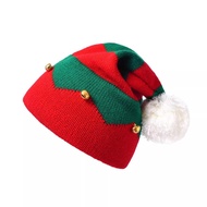 Parent-Child Hat Autumn Winter New Christmas Hat Bell Knitted Wool Hat Halloween Gift Christmas Hat 