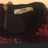 Zara Sequin Crop Top