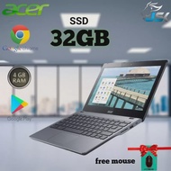 LAPTOP ACER C 740 CHROMEBOOK WITH 4GB/16GB/32GB SSD WITH LOW PRICE